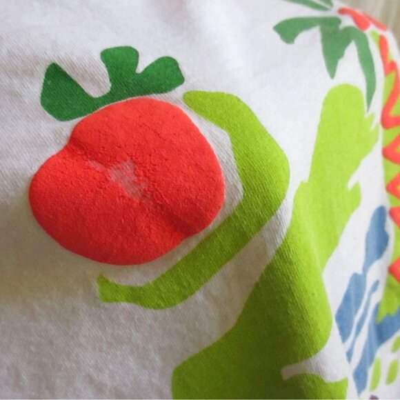 Vintage Women's T-shirt OSFA Gitano Single Stitch Swimwear Beach Oversize USA Lg - Picture 6 of 9